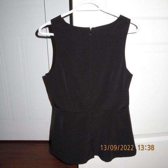 Banana Republic black blouse, size 8 - Picture 2 of 6
